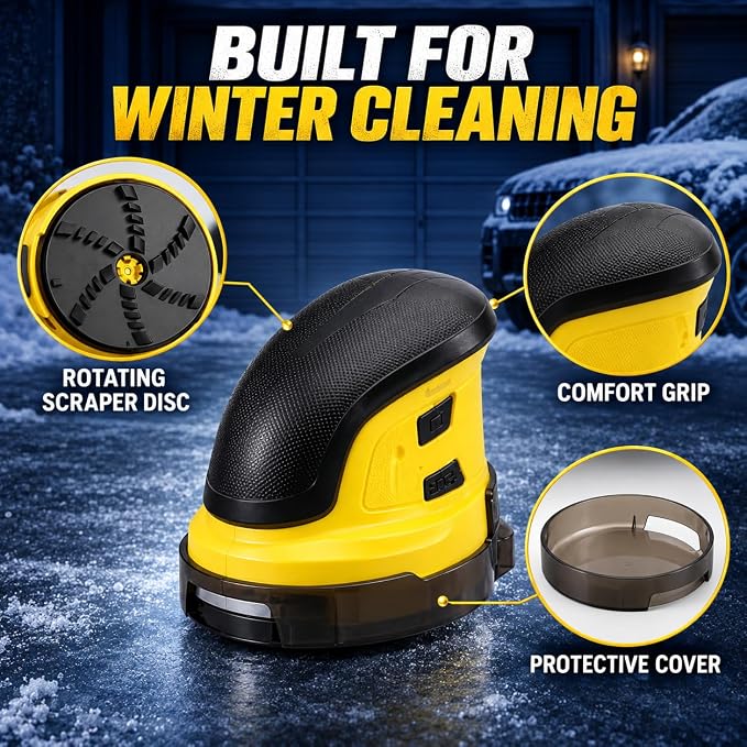 Electric Ice Scraper for Car 3-in-1 Rechargeable