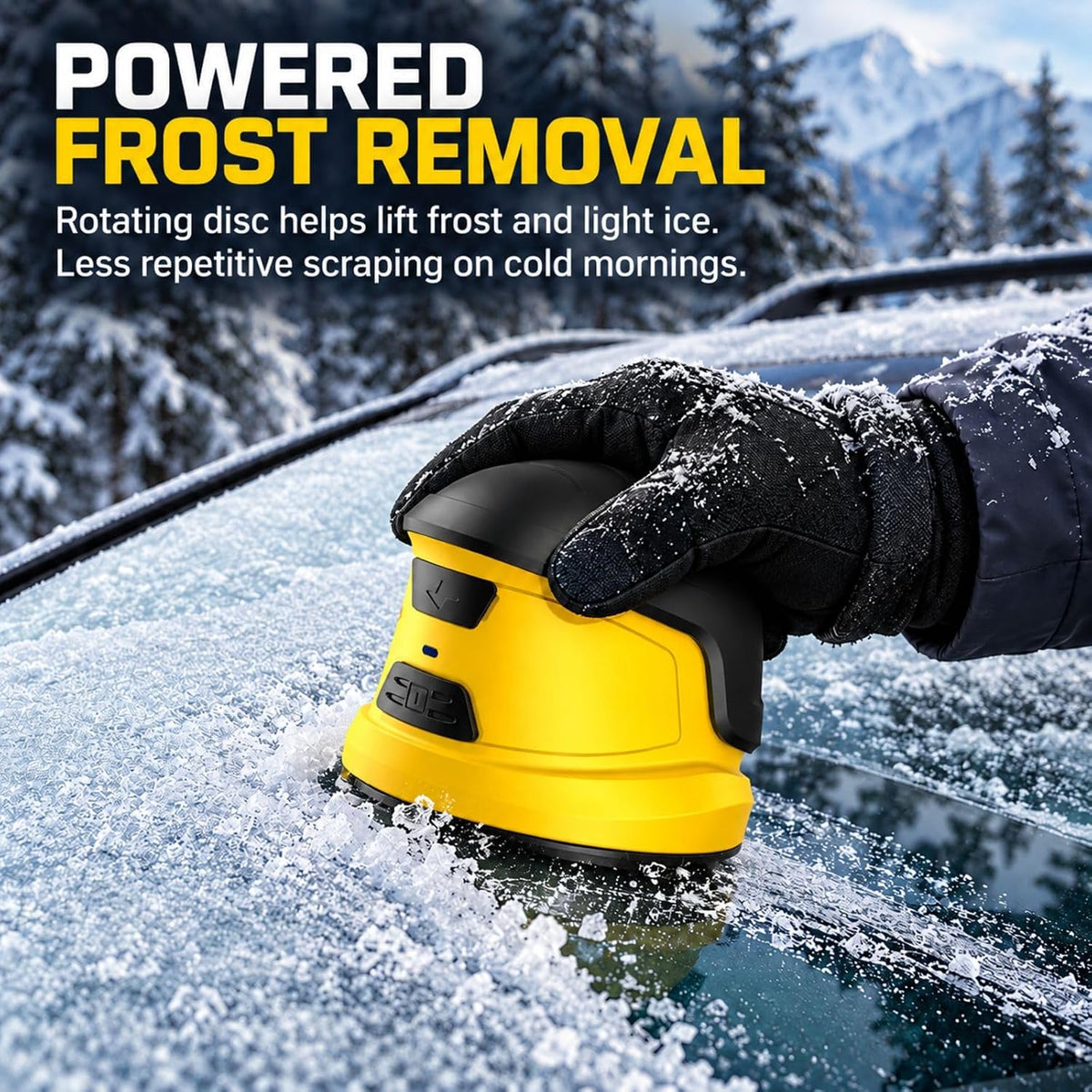 Electric Ice Scraper for Car 3-in-1 Rechargeable