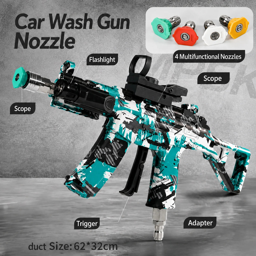 Shine Green Army UMP45 High-Pressure Car Wash Spray Gun