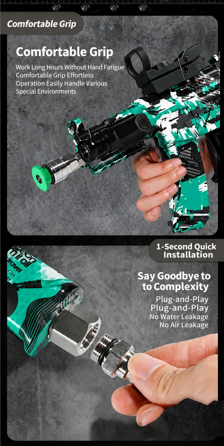 Shine Green Army UMP45 High-Pressure Car Wash Spray Gun
