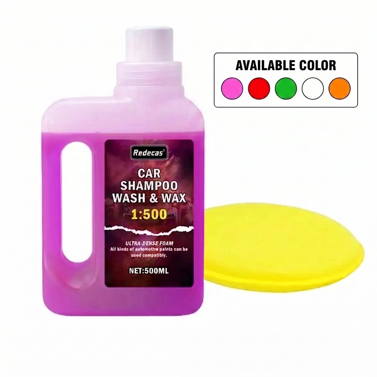 Shine 500ml Foam Car Shampoo Wash & Wax (1:500)