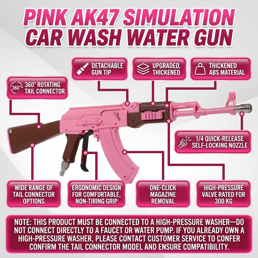 Shine AK47 High-Pressure Car Washing Spray Gun