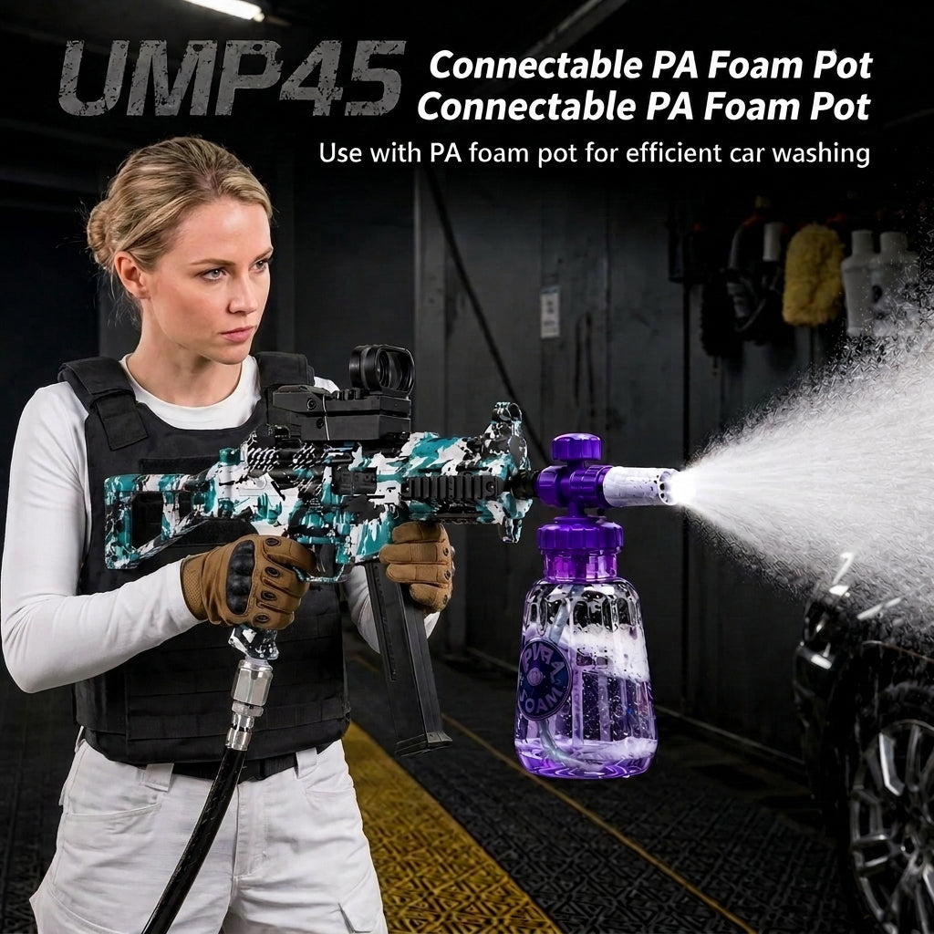 Shine Green Army UMP45 High-Pressure Car Wash Spray Gun