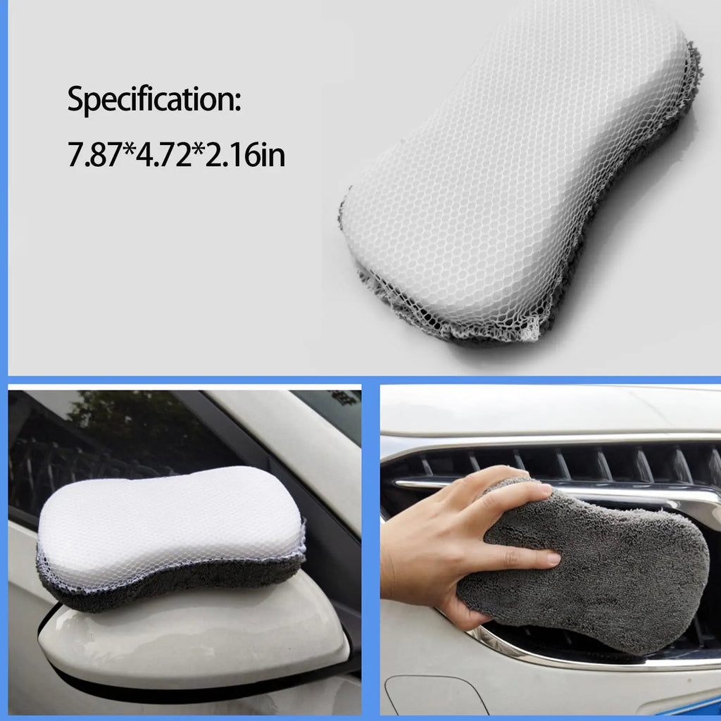 Shine Car Cleaning Tool Kit (Complete Wash & Detailing Set with Brush, Glove, Sponge, Pads & Towels)