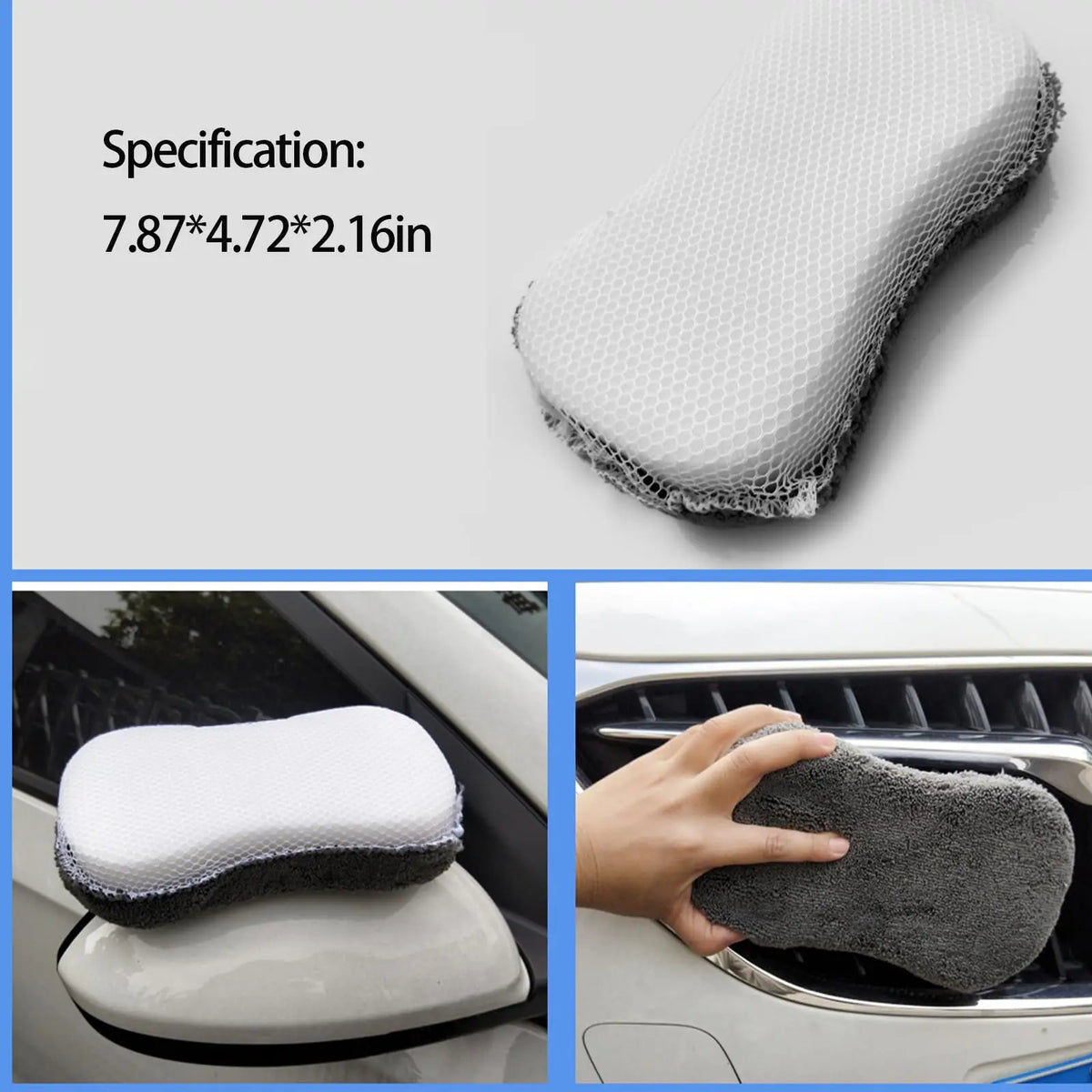 Shine Car Cleaning Tool Kit (Complete Wash & Detailing Set with Brush, Glove, Sponge, Pads & Towels)