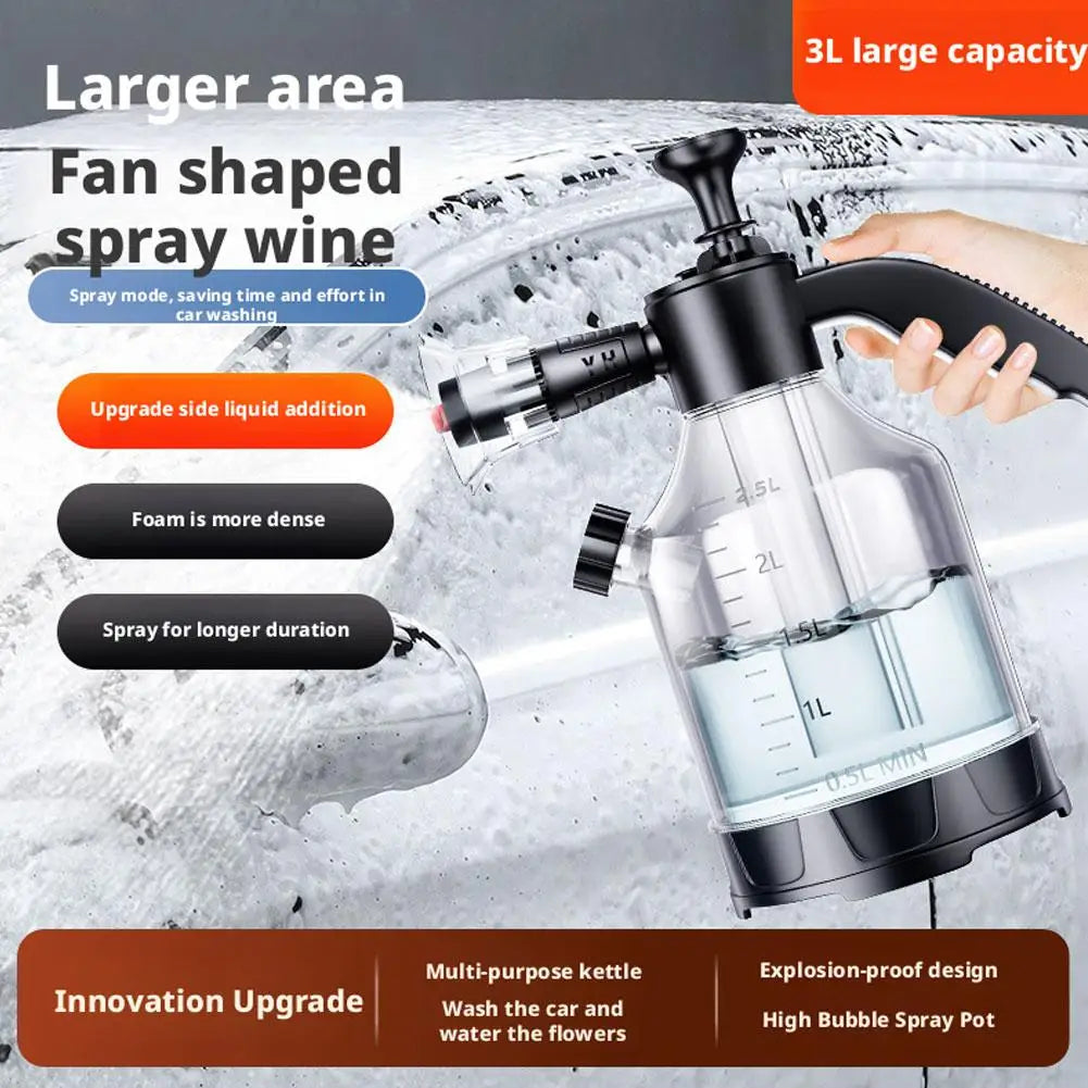 Shine 2.5L Hand Pump Foam Sprayer With Measuring Cup
