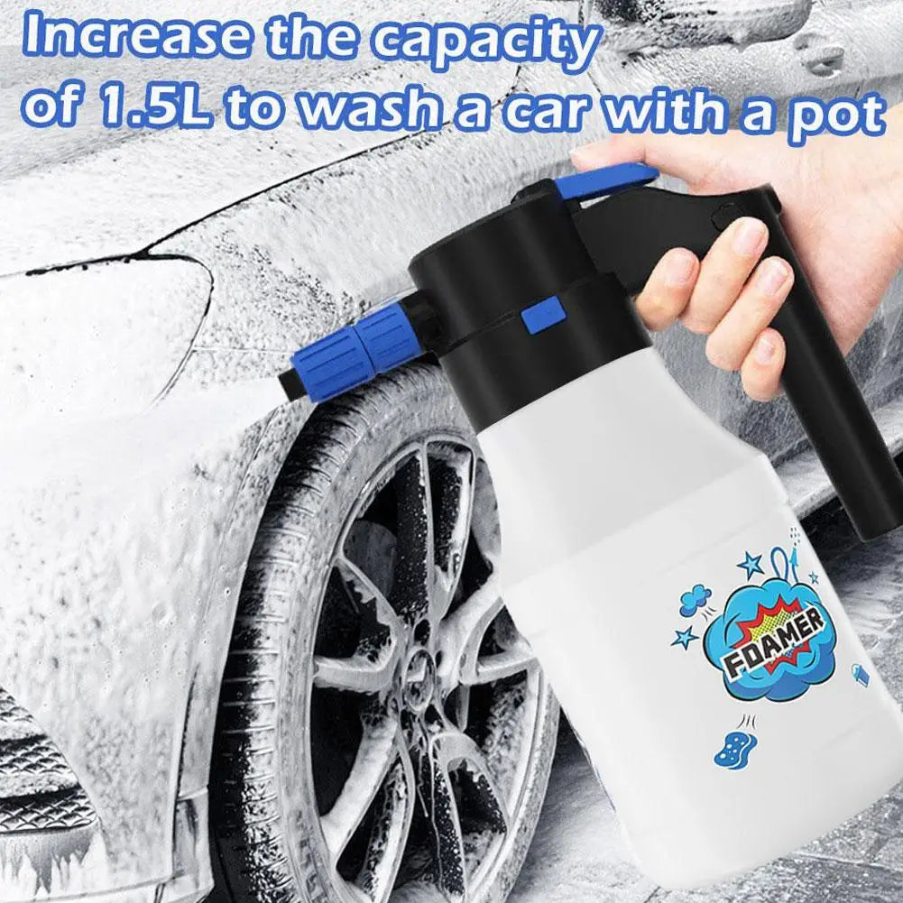Shine 1.5L Electric Foam Sprayer Rechargeable