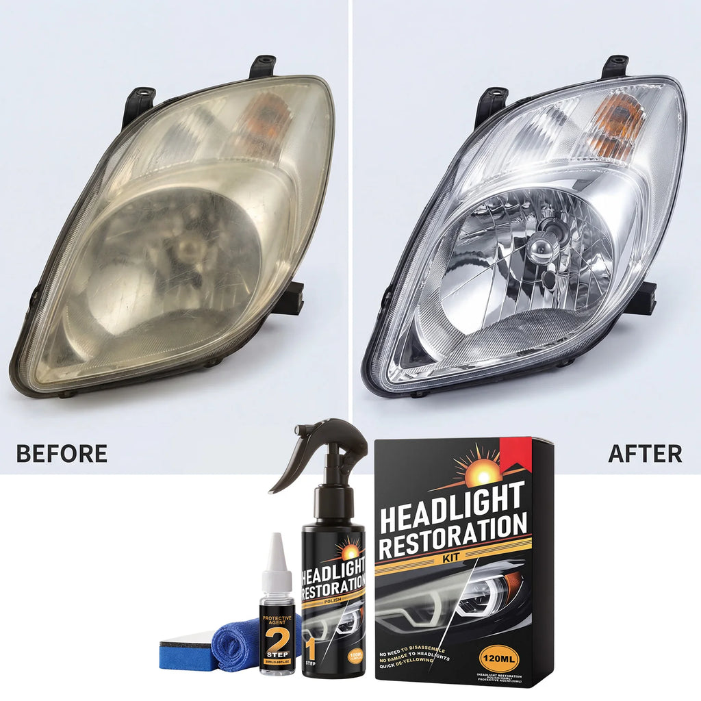 ShineCare Auto Headlight Restoration Kit