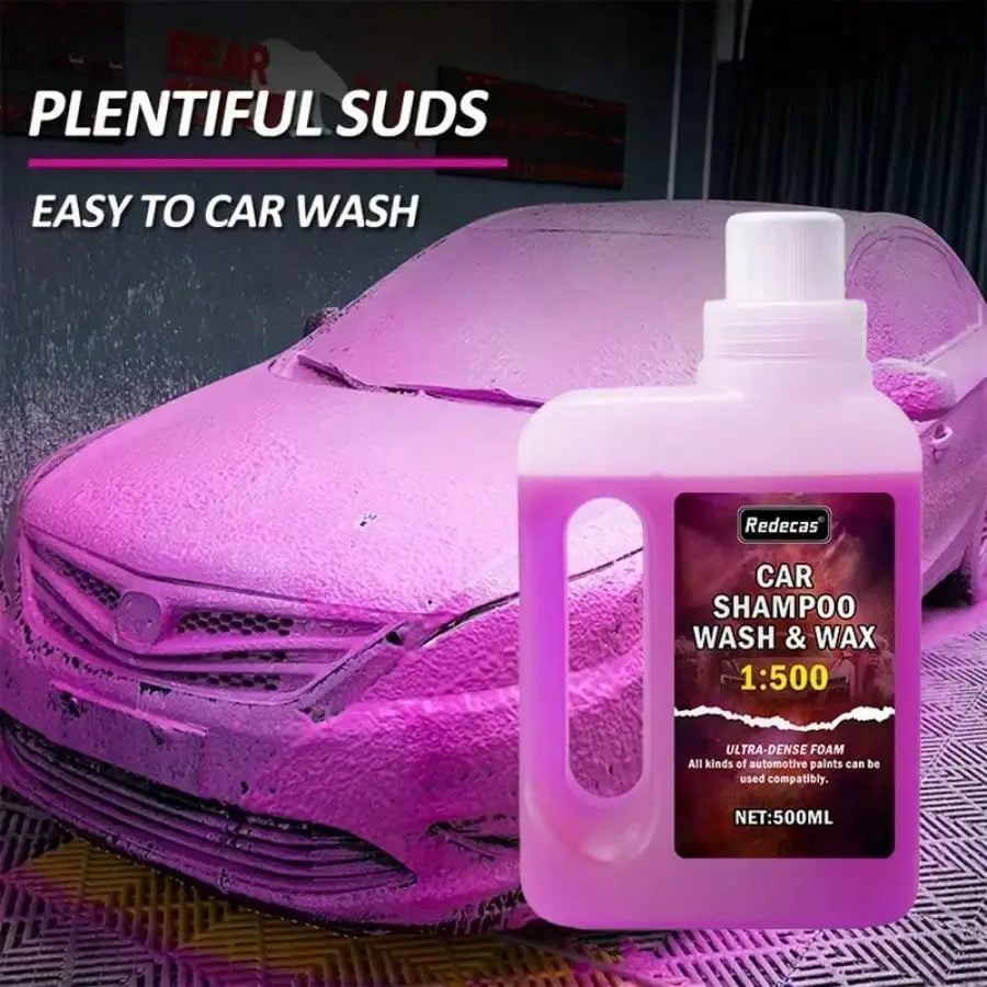 Shine 500ml Foam Car Shampoo Wash & Wax (1:500)