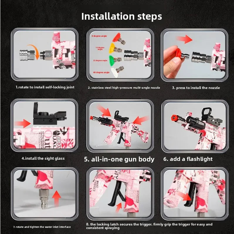 Shine Grafitti MP5K High Pressure Car Wash Spray Gun