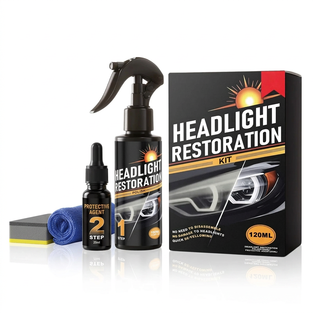 ShineCare Auto Headlight Restoration Kit