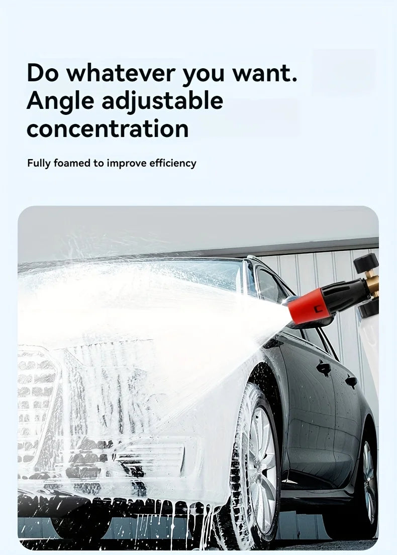 Shine Foam Bottle for Foam Cannon Silver and Gold Color
