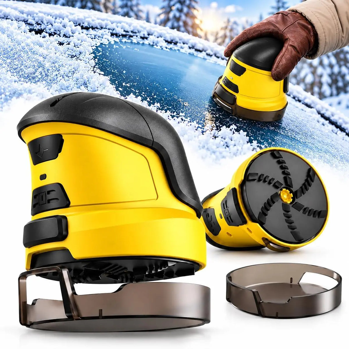 Electric Ice Scraper for Car 3-in-1 Rechargeable