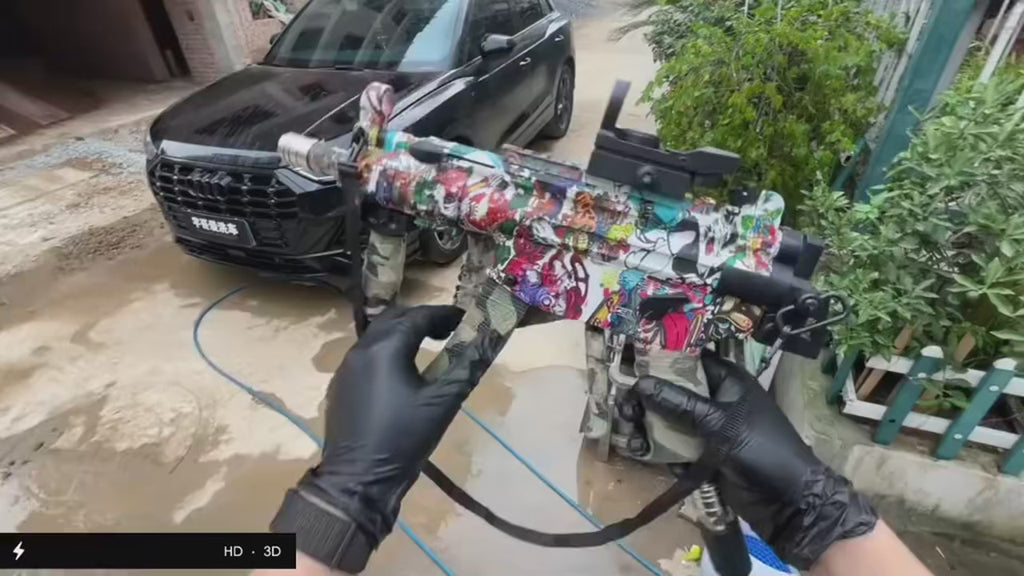 Shine Green Army UMP45 High-Pressure Car Wash Spray Gun